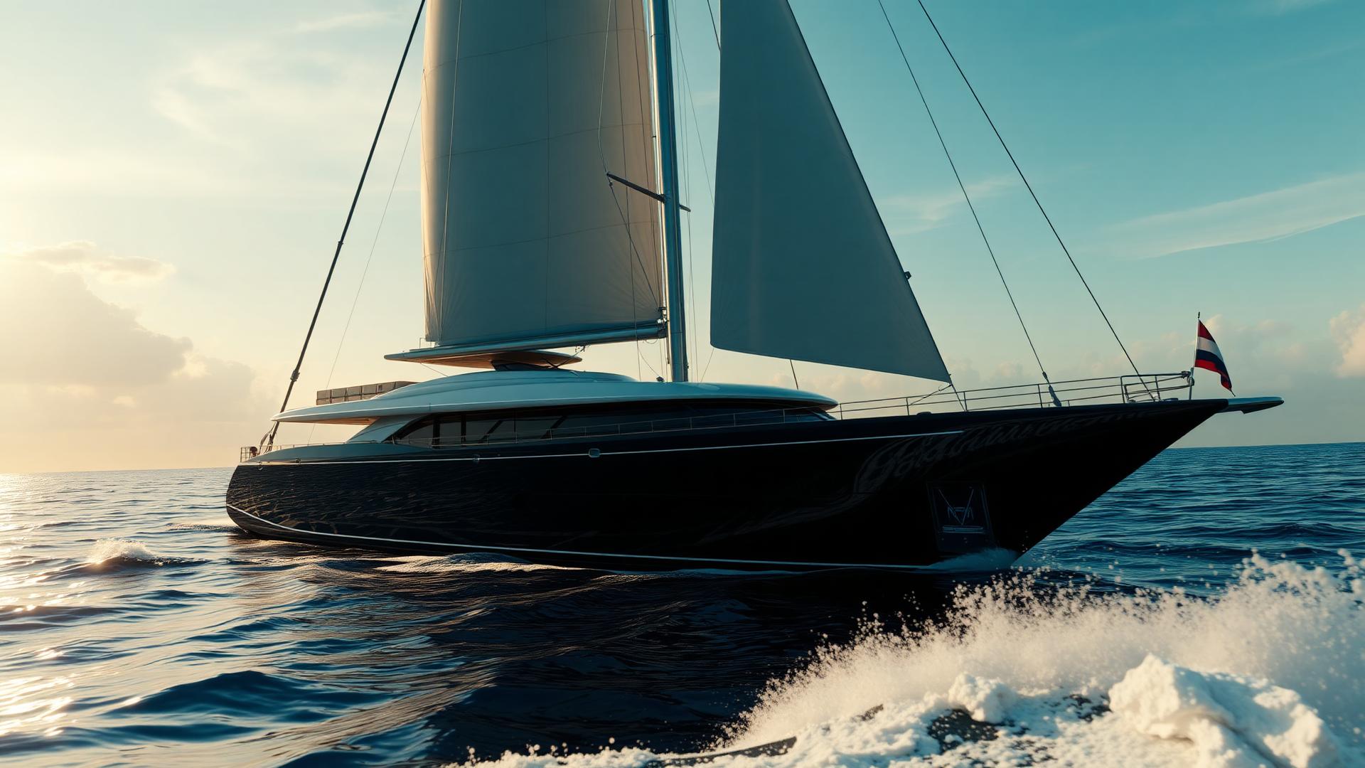 Silsan luxury yacht sailing